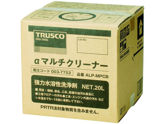 TRUSCO αマルチクリーナー 20L (1個=1箱) ALP-MPCB