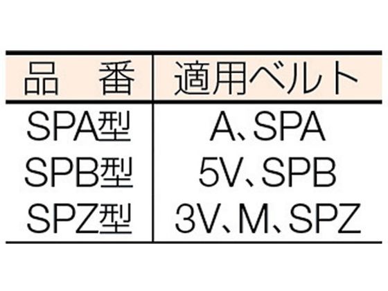 EVN ブッシングプーリー SPB 106mm 溝数2 SPB106-2 3805859が4,051円