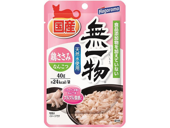 はごろもフーズ 無一物パウチ 鶏ささみ&なんこつ 40g