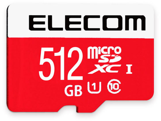 エレコム マイクロSD 512GB ニンテンドースイッチ対応 GM-MFMS512G