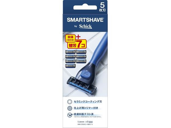 シック スマートシェーブbySchick コンボパック ホルダー刃付き+替刃7個