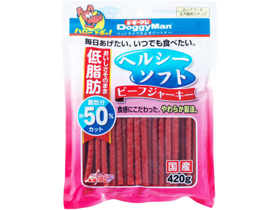 ドギーマンハヤシ ヘルシーソフトビーフジャーキー 420g