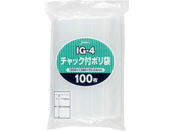 �W���p�b�N�X �`���b�N�t���|��I�T�C�Y100�� IG-4