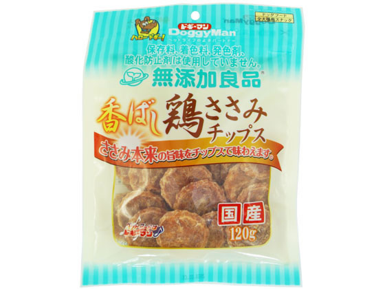 ドギーマンハヤシ 無添加良品 香ばし鶏ささみチップス 120g