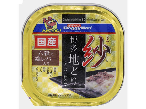 ドギーマンハヤシ 紗 博多地どり 六穀と鶏レバー入り 100g