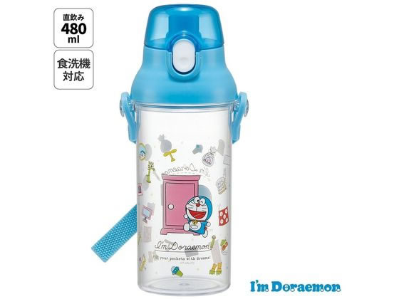 スケーター 食洗対応プラクリアボトル 480ml ドラえもん PSB5TR