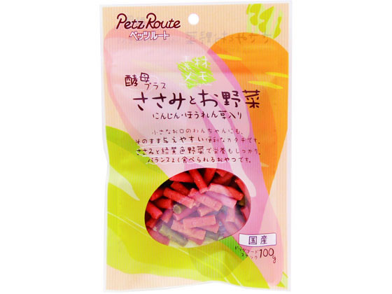 ペッツルート ささみとお野菜 100g