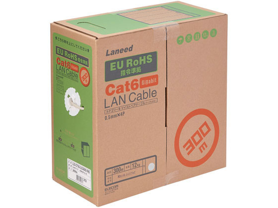 エレコム Gigabit LANケーブル Cat6 300m LD-CT6 LG300 RS