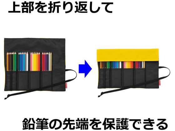 トンボ鉛筆 色鉛筆NQ ロールケース 24色 CR-NQ24Cが1,590円【ココデカウ】