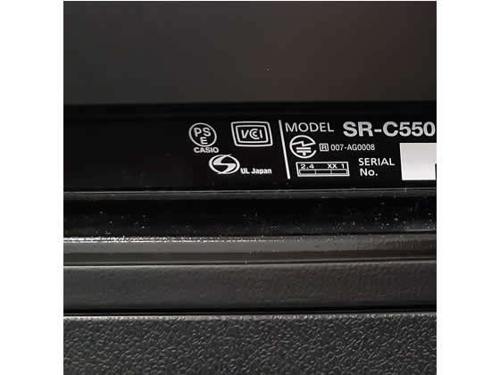 カシオ 電子レジスター4部門 ブラック SR-C550-EX-4SBKが59,884円