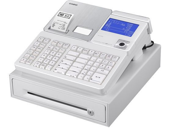 カシオ 電子レジスター20部門 ホワイト SR-S4000-EX-20SWEが70,999円