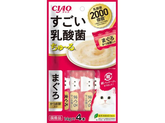 いなば CIAO すごい乳酸菌ちゅーる まぐろ 14g×4本