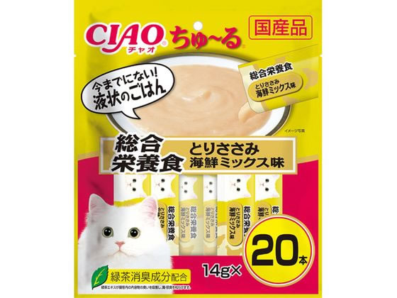 いなば CIAO ちゅーる とりささみ海鮮ミックス 14g×20本