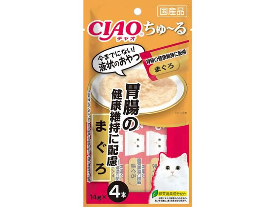 いなば CIAO ちゅーる 胃腸の健康維持 まぐろ 14g×4本