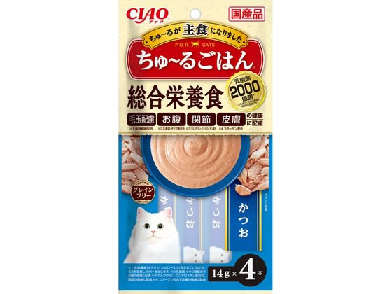 いなば CIAO ちゅーるごはん かつお 14g×4本