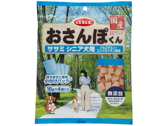 デビフペット おさんぽくん ササミ シニア犬用 15g×4袋入