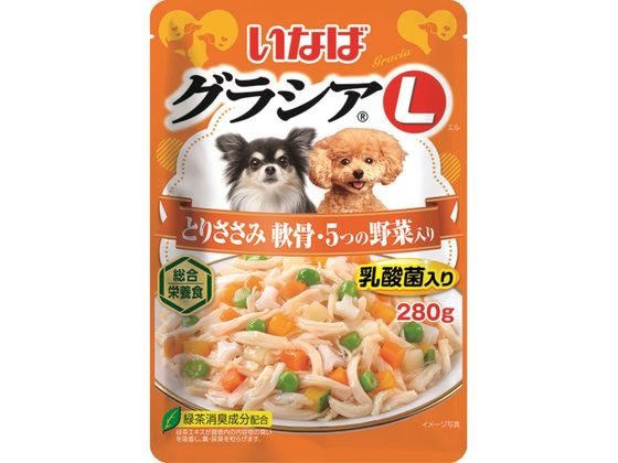 いなば グラシアL とりささみ 軟骨・5つの野菜 280g