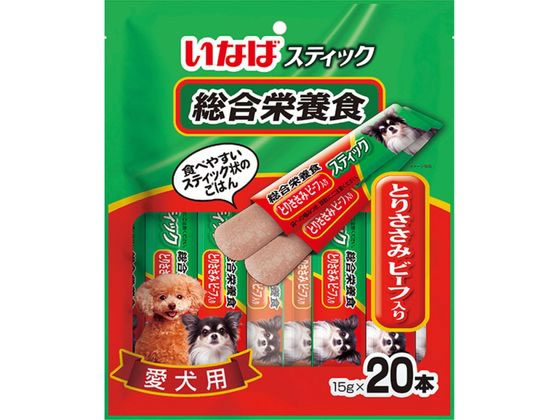 いなば スティック総合栄養食 ささみビーフ 15g×20本