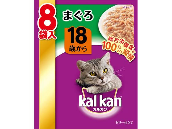 マースジャパン カルカン パウチ 18歳から まぐろ 70g×8袋