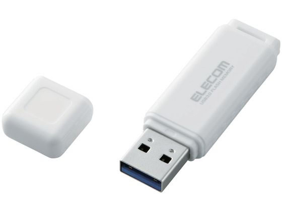 エレコム USBメモリ 32GB USB3.0 ホワイト MF-HSU3A32GWH