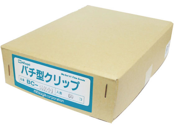 ミツヤ バチ型クリップ 小 60本 BC-510