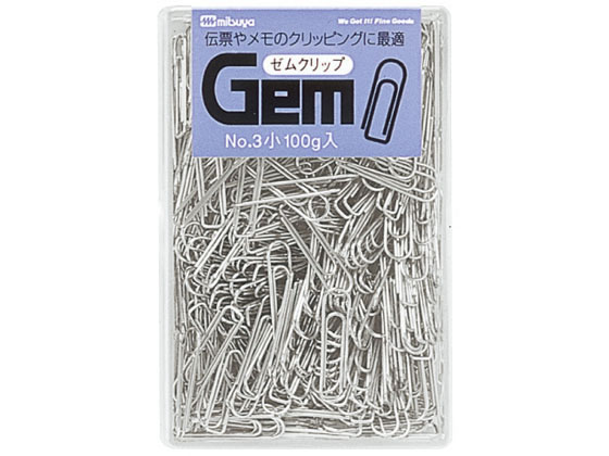 ミツヤ ゼムクリップ 小 100g 350本×10 GM-3000