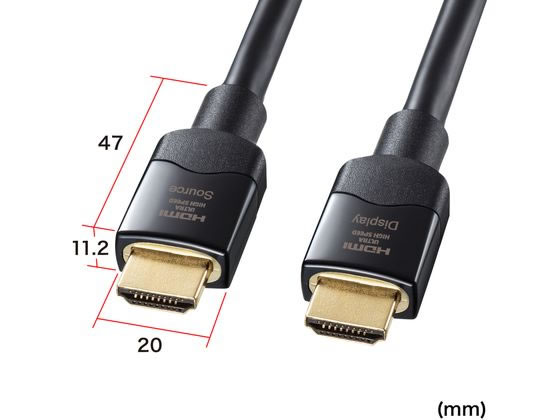 VCOM 光ファイバUSB Type-C to HDMI変換ケーブル 20M-