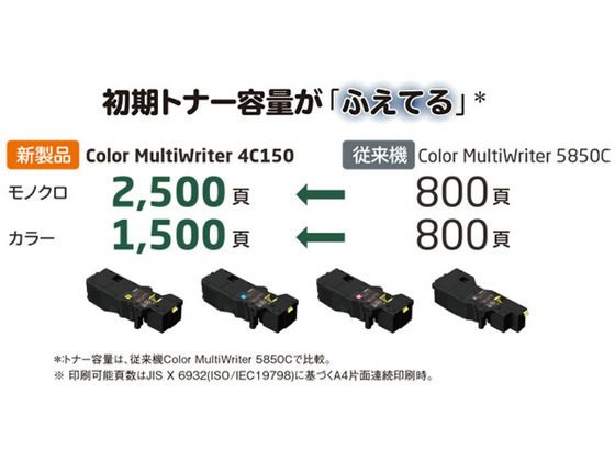 NEC A4カラーページプリンタ MultiWriter 4C150 PR-L4C150が43,021円【ココデカウ】