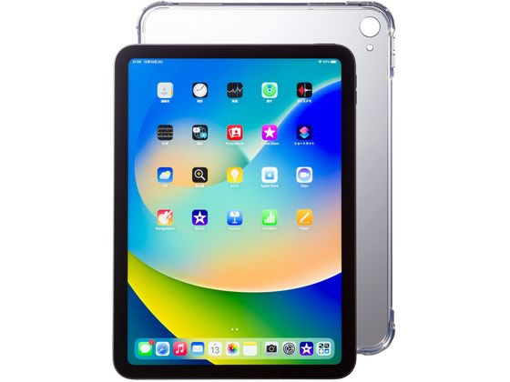 サンワサプライ 第10世代 iPad 10.9インチ用 クリアハードケース