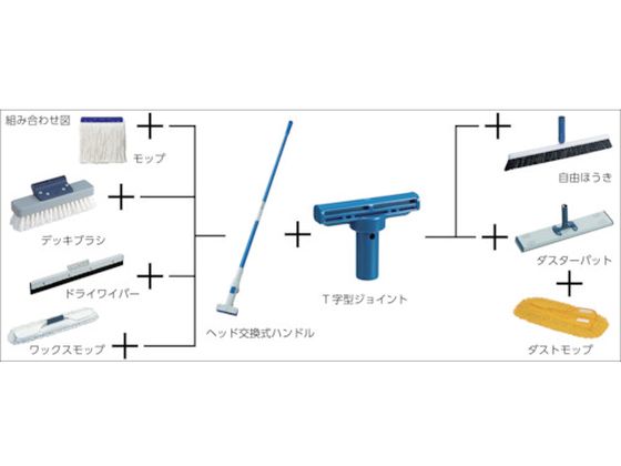 TRUSCO ヘッド交換式ハンドル グリーン K-HANA-GN 4894804が4,290円