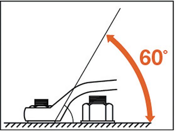 スーパー 60°片口めがねレンチ(六角対辺:36)しの付 KP-36 1097679が