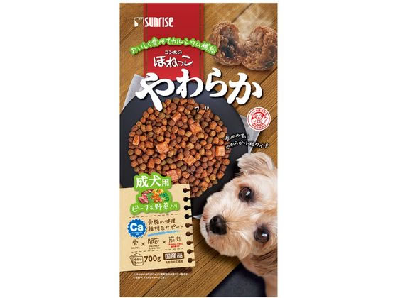 マルカン ゴン太のほねっこやわらかフード ビーフ 成犬用 700g