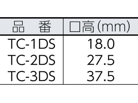 ニューストロング スライドクランプ DGSタイプ TC-1DS