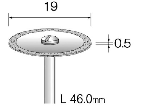 ミニモ 電着ダイヤモンドカッティングディスク Φ19 #200 MC1118