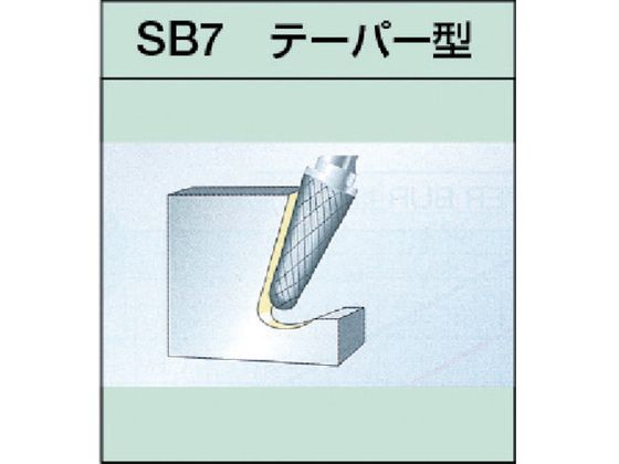 スーパー スーパー超硬バー アルミカット ロー付タイプ シャンク径6mm