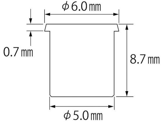 エビ ブラインドナット エビナット (薄頭・ステンレス製) 板厚1.5 M3×0.5(200個入) NTK3M15