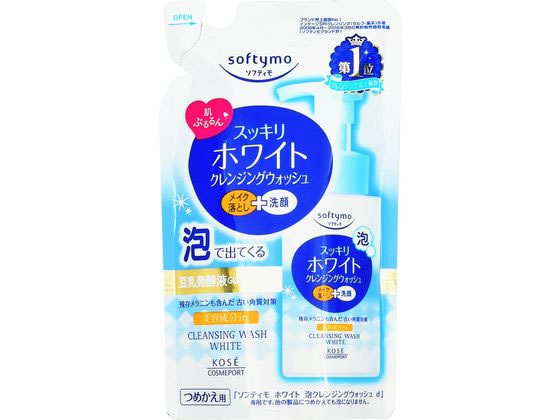 コーセー ソフティモ 泡クレンジングウォッシュ ホワイト つめかえ用 180mL