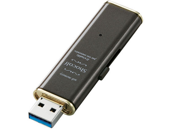 エレコム USB3.0対応スライド式USBメモリ 32GB MF-XWU332GBW