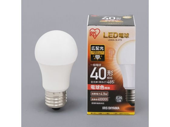 LED電球 E26 広配光 40形相当 電球色 LDA5L-G-4T5