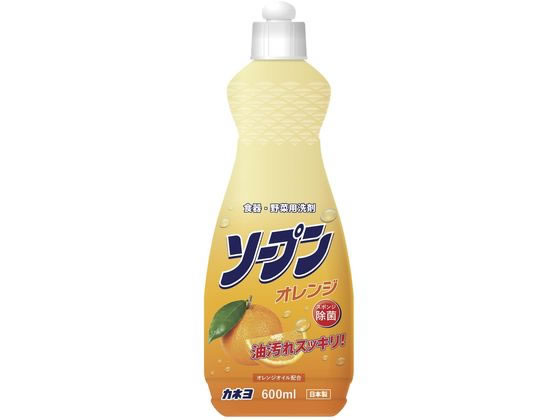 カネヨ石鹸 ソープン オレンジ 本体 600mL