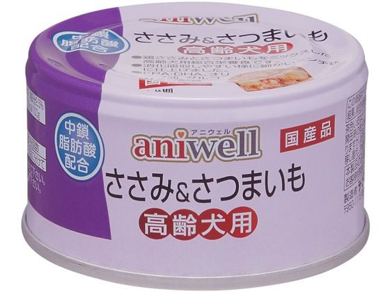 デビフペット aniwellささみ&さつまいも高齢犬用85g 626