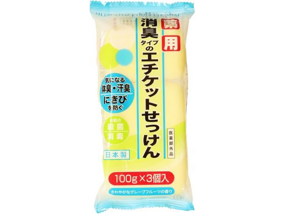 マックス 薬用エチケット石けん 100g×3個