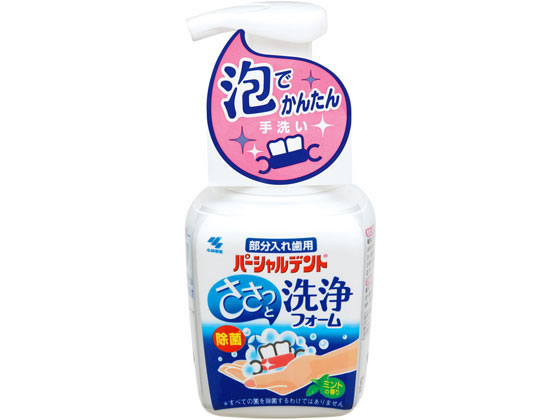 小林製薬 パーシャルデント 洗浄フォーム ミントの香り 250mL