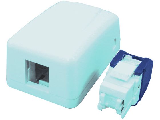 コーニング Cat5e RJ45モジュラージャック露出型アウトレットセット 1ポート