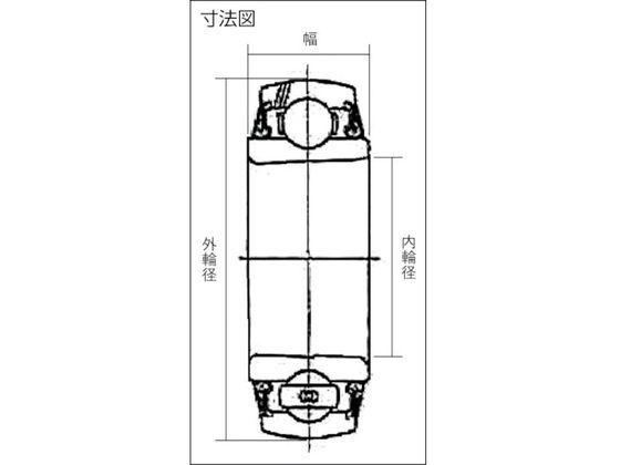 NTN ユニット用玉軸受UK形(テーパ穴形、アダプタ式)全高90mm外輪径