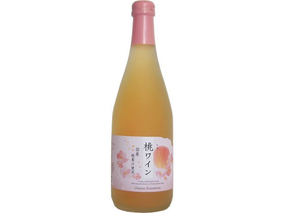 酒)山梨 シャトー勝沼 桃ワイン 白 甘口 11度 500mlが1,190円