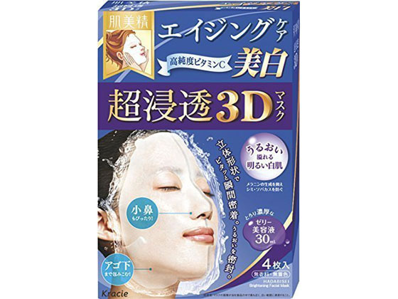 クラシエ 肌美精 超浸透3Dマスクエイジングケア 美白 4枚入り