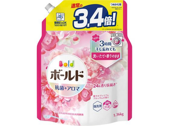 P & G ボールドジェル ブロッサムの香り 詰替 超ジャンボ 1360g