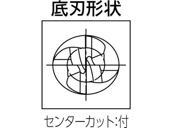 グーリング ラフィングエンドミル(4枚刃) 3723 006.000