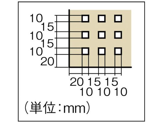 TRUSCO ライトパンチングパネル パネリーナ 前パネル式 TUR-4